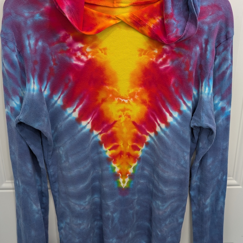 Colorful Tie-Dye Long Sleeve Shirt
